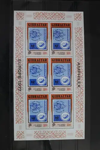 Gibraltar 364 postfrisch Kleinbogensatz #WP930