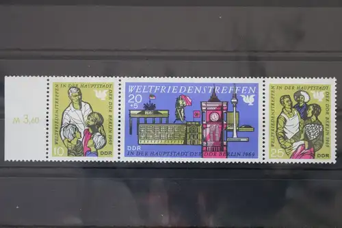 DDR 1478-1480 postfrisch Dreierstreifen #WR950