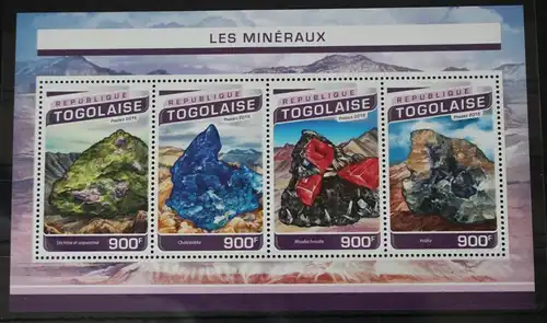 Togo 7704-7707 postfrisch Kleinbogen #WH850