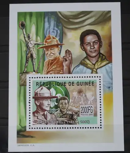 Guinea 4001 postfrisch als Blockausgabe #WH779