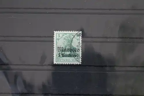 Deutsche Auslandspostämter Marokko 35 gestempelt #WH417