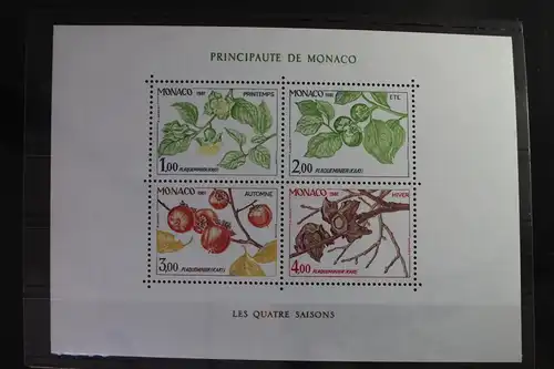 Monaco Block 18 mit 1502-1505 postfrisch #WP958