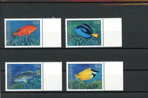 Mikronesien 376-379 postfrisch Fische #IJ386
