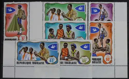 Togo 672-678 postfrisch Pfadfinder #WH727