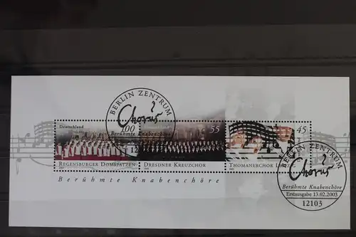 BRD Block 61 mit 2318-2320 gestempelt #WR917