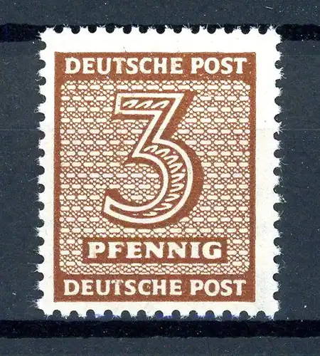 SBZ West-Sachsen 126 Y d postfrisch gepr. Jasch #IV230