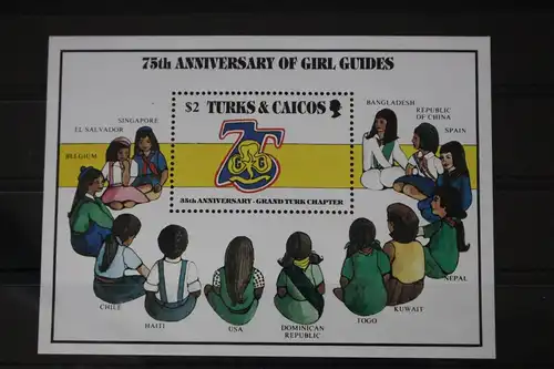 Turks- und Caicosinseln Block 64 mit 776 postfrisch #WH806