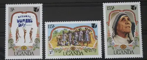 Uganda 445-447 postfrisch #WH813