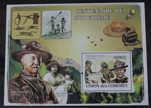 Komoren Block 458 mit 2008 postfrisch #WH798