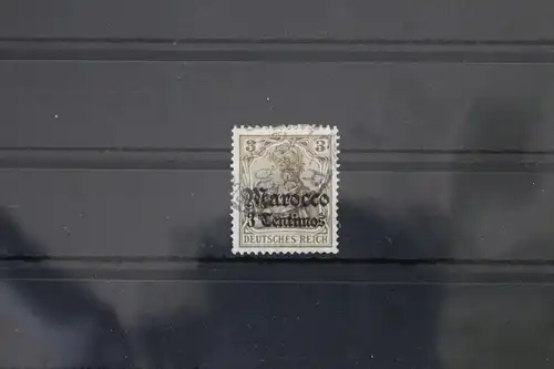 Deutsche Auslandspostämter Marokko 34 gestempelt #WH416