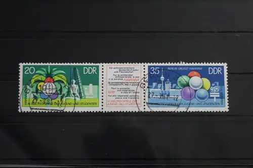 DDR 2345 - 2346 gestempelt Dreierstreifen #WQ295