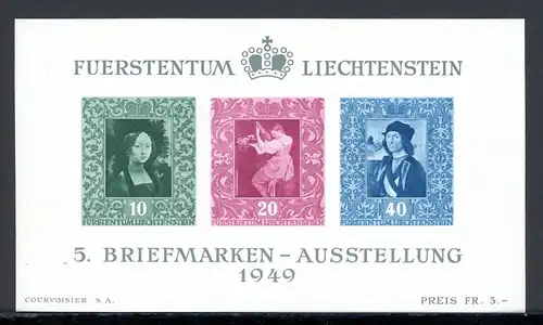 Liechtenstein Block 5 postfrisch #1C602