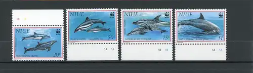 Niue 822-25 postfrisch Fische #IN026