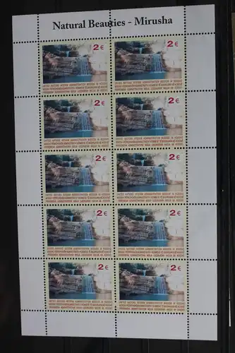 Kosovo 22 postfrisch als Kleinbogen #WT007