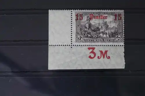 Deutsche Auslandspostämter Türkei 46b postfrisch als Eckrand #WT598