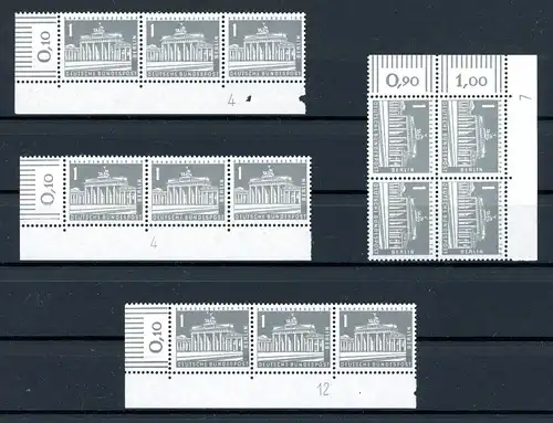 Berlin 4 verschiedene 140 DZ postfrisch #1C555