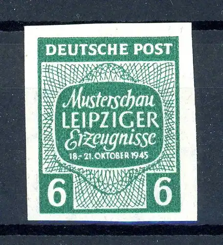 SBZ West-Sachsen 124 X U postfrisch #IV224