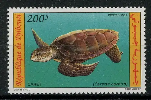 Dschibuti 575 postfrisch Schildkröte #IN074