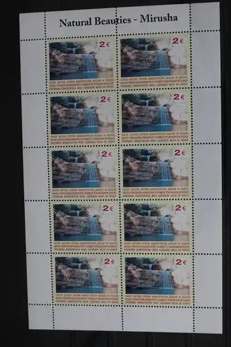 Kosovo 22 postfrisch als Kleinbogen #WT006