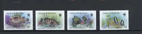 Antigua Barbuda 1010-13 postfrisch Fische #IN005