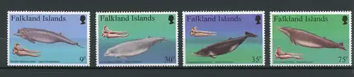 Falkland Inseln 678-81 postfrisch Fische #IN017