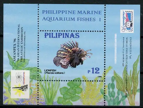 Philippinen Block 95 postfrisch Fische #1B404