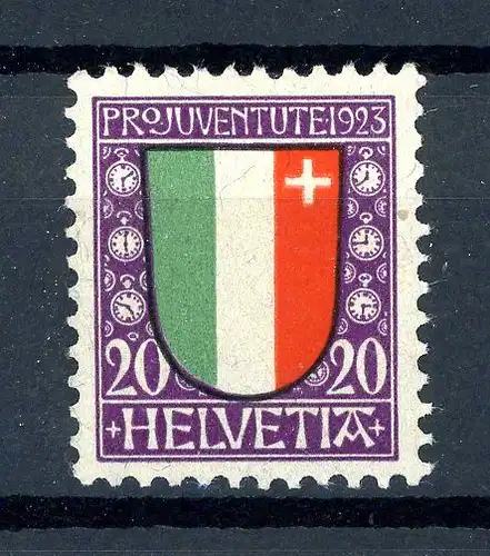 Schweiz 187 DD postfrisch Pro Juventute #1C711