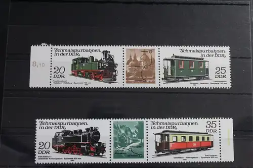 DDR 2562 - 2565 postfrisch Dreierstreifen 1 und Dreierstreifen 2 #WQ438