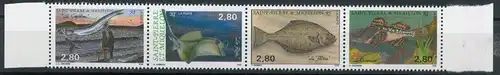 St. Pierre und Miquelon 4er Streifen 658-661 postfrisch Fische #1B395