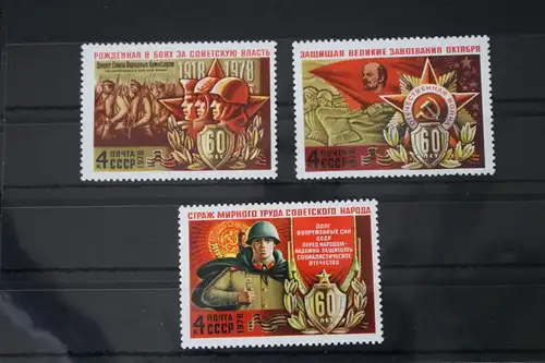 Sowjetunion 4695-4697 postfrisch #WV575