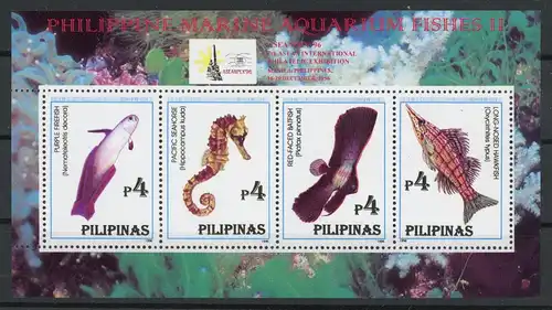 Philippinen Block 99 postfrisch Fische #1B403