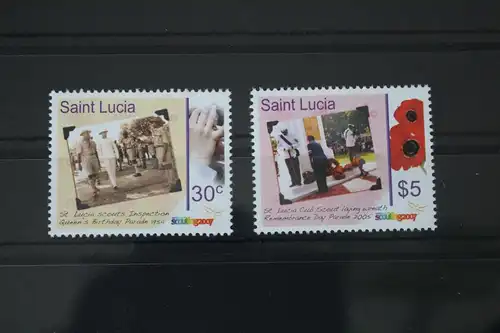 St. Lucia 1265-1266 postfrisch Pfadfinder #WT298