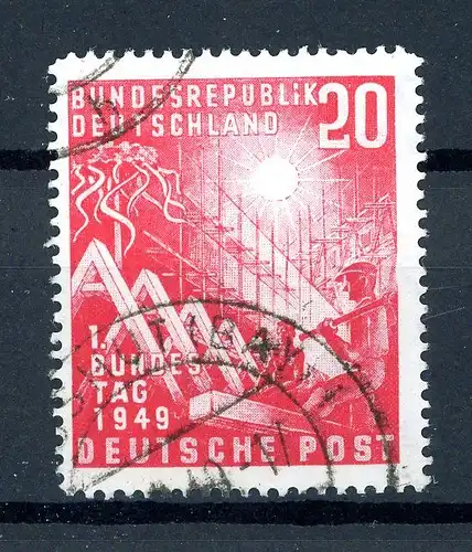 Bund Plattenfehler 112 I gestempelt geprüft Schlegel #GJ424