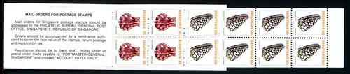 Singapur MH 3 postfrisch Muscheln/ Schnecken #1D123