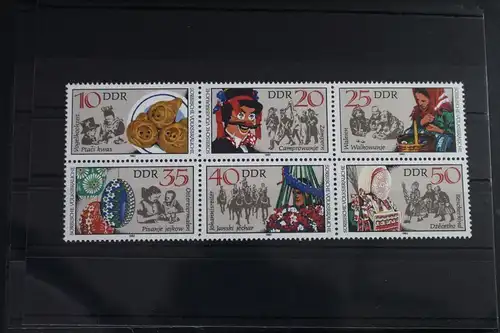 DDR 2716 - 2721 postfrisch Sechserblock #WR025