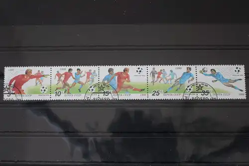 Sowjetunion 6088-6092 gestempelt Fünferstreifen #WV713