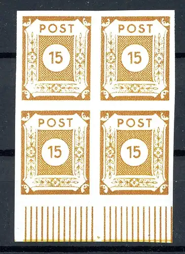 SBZ Ost-Sachsen 47 A b postfrisch gepr. Ströh #IX693