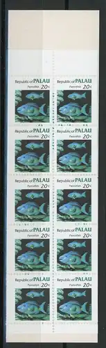 Palau Inseln MH mit 10 x 14 D postfrisch Fische #1B408
