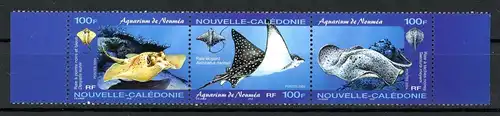 Neukaledonien 1324-1326 postfrisch Rochen #1B430