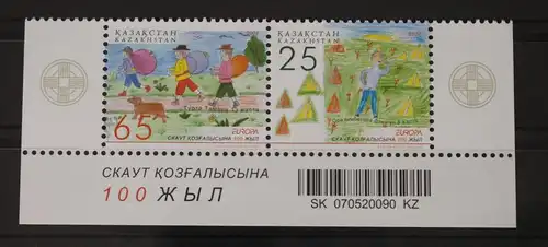 Kasachstan 580-581 postfrisch Paar #WT340