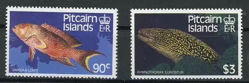 Pitcairn Inseln 305-306 postfrisch Fische #1B399