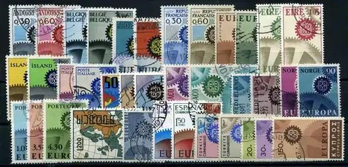 Cept Jahrgang 1967 gestempelt #CE7011