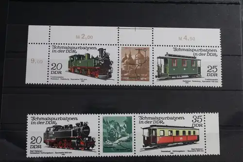 DDR 2562 - 2565 postfrisch Dreierstreifen 1 und Dreierstreifen 2 #WQ436