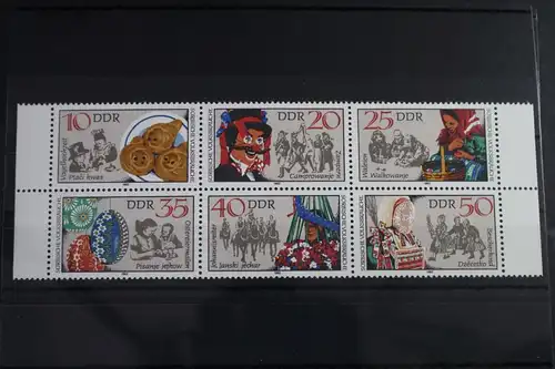 DDR 2716 - 2721 postfrisch Sechserblock #WR024