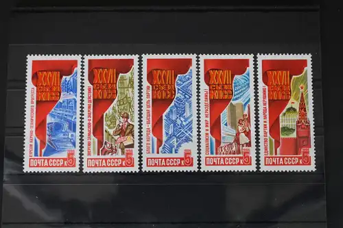 Sowjetunion 5665-5669 postfrisch #WU337