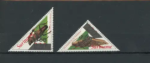 Surinam 1831-1832 postfrisch Käfer #GL709