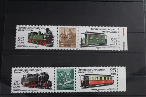 DDR 2562 - 2565 postfrisch Dreierstreifen 1 und Dreierstreifen 2 #WQ440