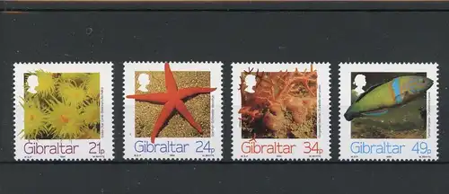 Gibraltar 696-99 postfrisch Meerestiere #IJ457