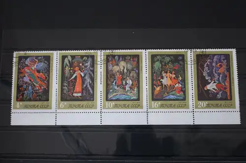 Sowjetunion 4434-4438 gestempelt als Fünferstreifen #WS899