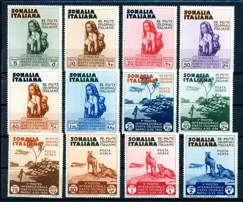 Italienisch-Somaliland 197-208 mit Falz #1C963